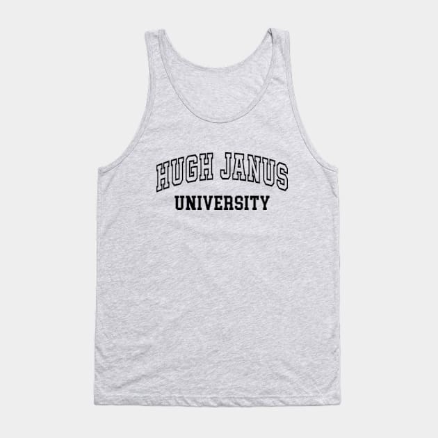 Hugh Janus University Tank Top by Three Meat Curry